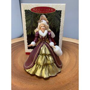 Hallmark Keepsake Ornament 1996 Holiday Barbie Collectible Figurine